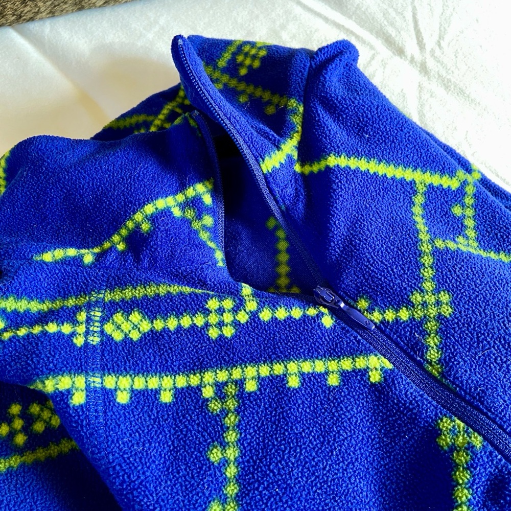 Columbia 1/4 Zip Fleece with Geometric Design